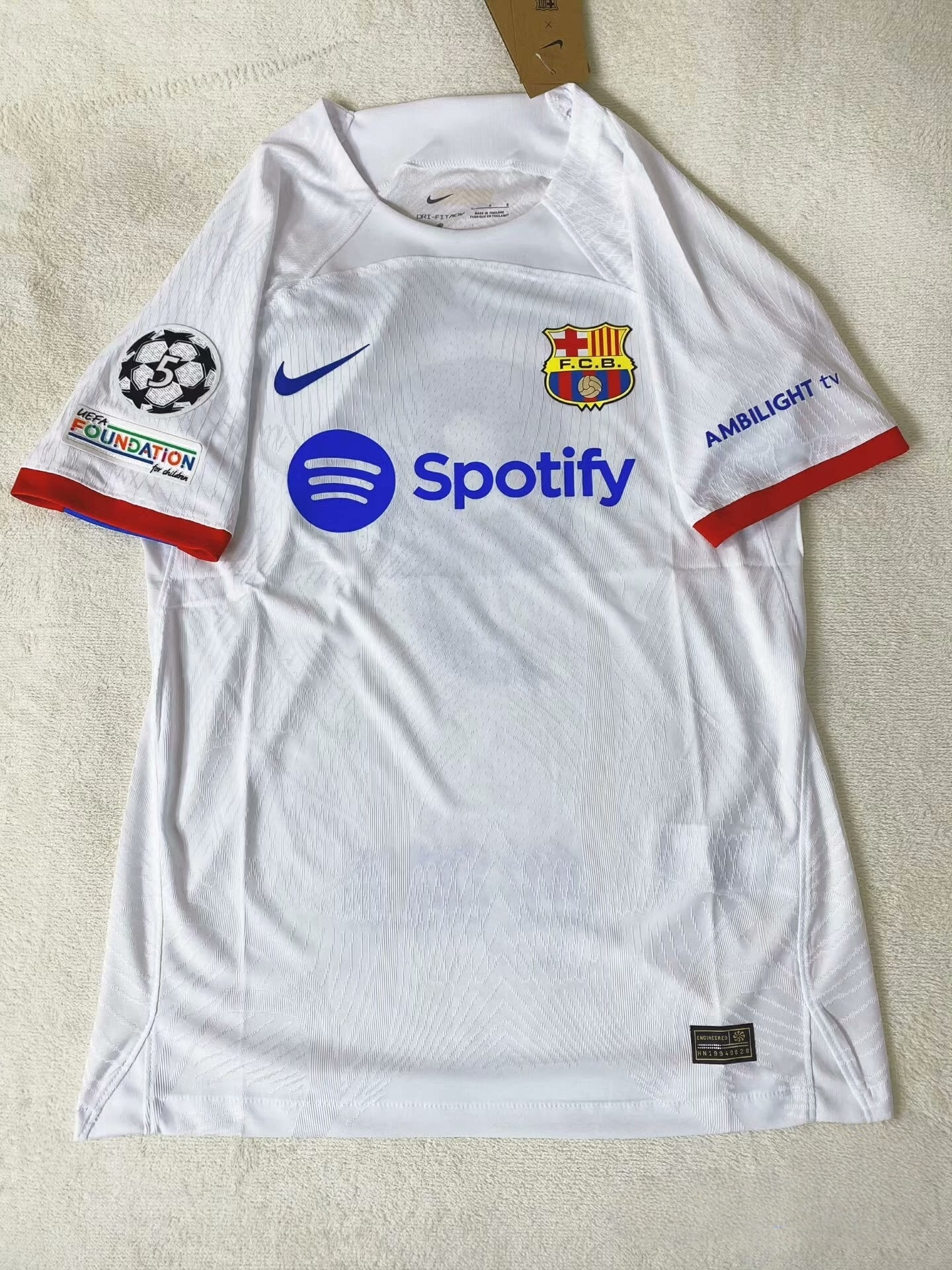 2324시즌 바르셀로나 어센틱 어웨이 유니폼