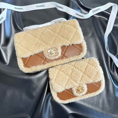 Chanel 24k Mini Flap Bag (18*6*12cm)